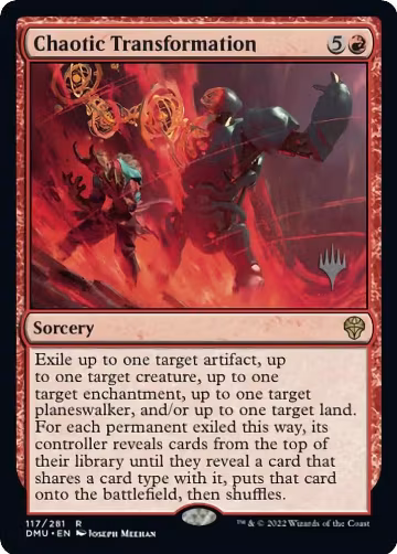 Chaotic Transformation (117), Promo Pack: Dominaria United — Magic card price