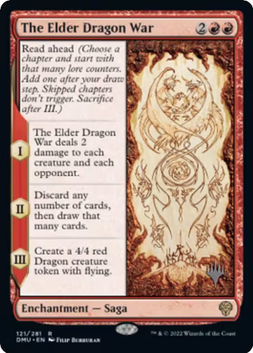 The Elder Dragon War (121), Promo Pack: Dominaria United — Magic card price