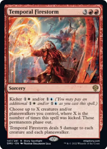 Temporal Firestorm (147), Promo Pack: Dominaria United — Magic card price