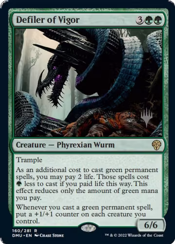 Defiler of Vigor (160), Promo Pack: Dominaria United — Magic card price