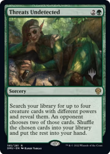 Threats Undetected (185), Promo Pack: Dominaria United — Magic card price