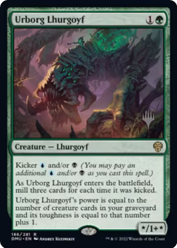 Urborg Lhurgoyf (186), Promo Pack: Dominaria United — Magic card price