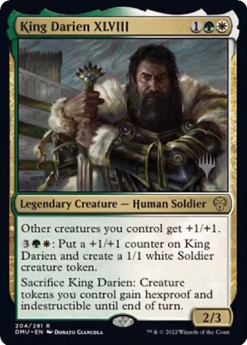 King Darien XLVIII (204), Promo Pack: Dominaria United — Magic card price