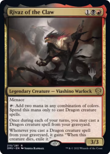 Rivaz of the Claw (215), Promo Pack: Dominaria United — Magic card price