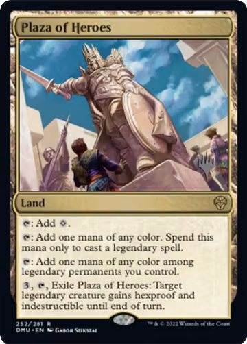 Plaza of Heroes (252), Promo Pack: Dominaria United — Magic card price