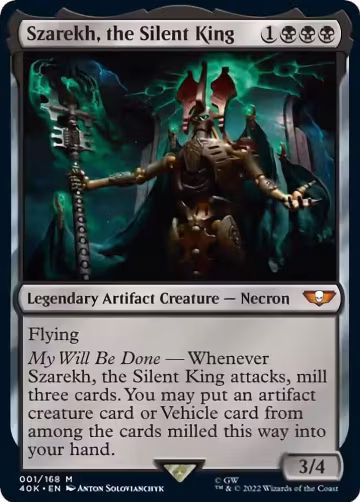 Szarekh, the Silent King (Surge Foil) (1), Universes Beyond: Warhammer 40,000 — Magic card price