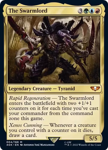 The Swarmlord (Surge Foil) (4), Universes Beyond: Warhammer 40,000 — Magic card price