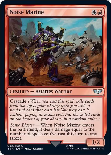 Noise Marine (82), Universes Beyond: Warhammer 40,000 — Magic card price