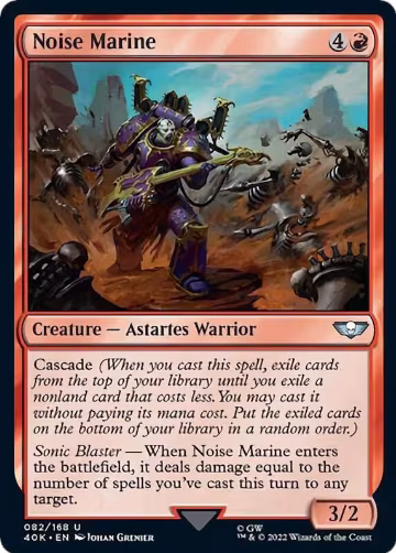 Noise Marine (Surge Foil) (82), Universes Beyond: Warhammer 40,000 — Magic card price