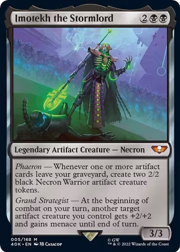 Imotekh the Stormlord (Surge Foil) (5), Universes Beyond: Warhammer 40,000 — Magic card price
