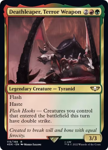 Deathleaper, Terror Weapon (115), Universes Beyond: Warhammer 40,000 — Magic card price