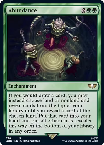 Abundance (210), Universes Beyond: Warhammer 40,000 — Magic card price