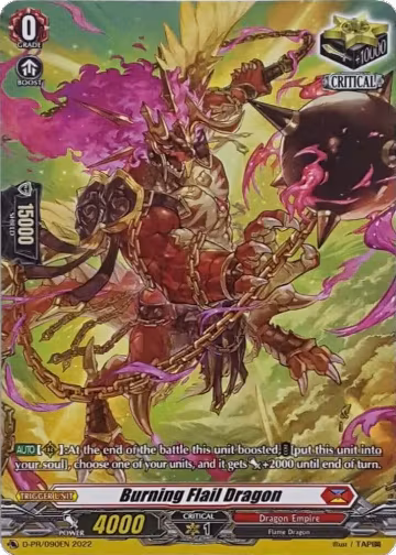 Burning Flail Dragon (090) (D-PR/090), D Promo Cards — Vanguard card price