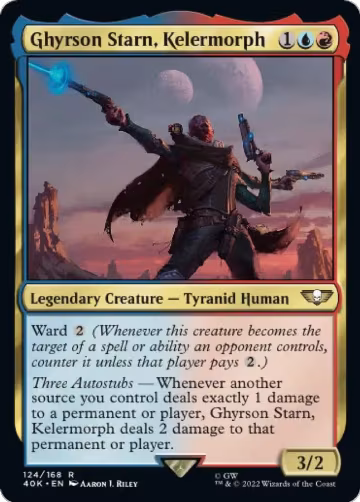 Ghyrson Starn, Kelermorph (Surge Foil) (124), Universes Beyond: Warhammer 40,000 — Magic card price
