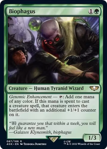 Biophagus (87), Universes Beyond: Warhammer 40,000 — Magic card price