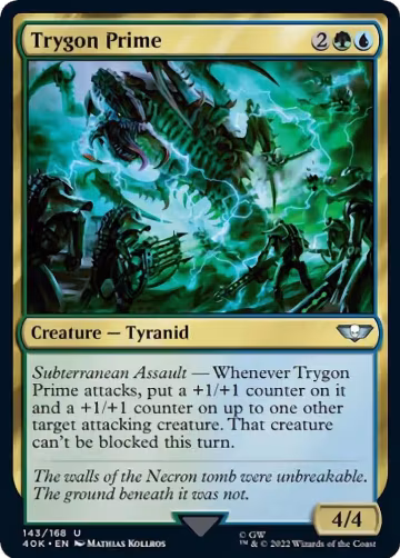 Trygon Prime (Surge Foil) (143), Universes Beyond: Warhammer 40,000 — Magic card price