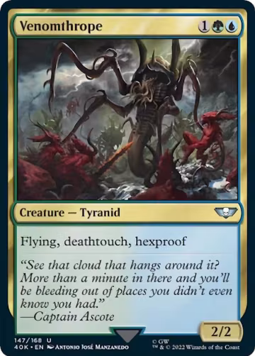Venomthrope (Surge Foil) (147), Universes Beyond: Warhammer 40,000 — Magic card price