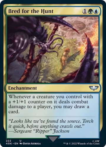 Bred for the Hunt (222), Universes Beyond: Warhammer 40,000 — Magic card price