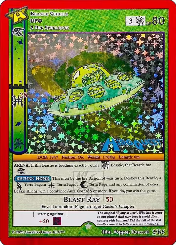 UFO (2/66), Hiroquest Promos — MetaZoo card price