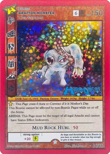 Grafton Monster (16/66), Hiroquest Promos — MetaZoo card price