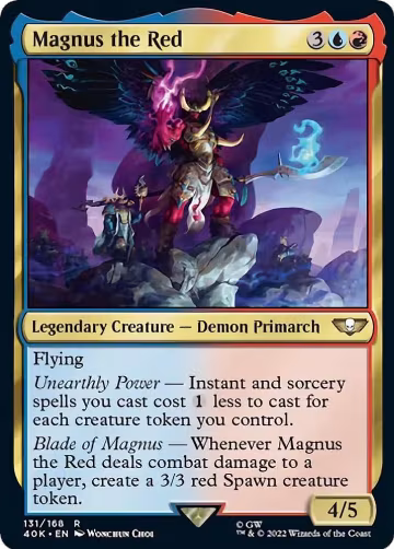 Magnus the Red (Surge Foil) (131), Universes Beyond: Warhammer 40,000 — Magic card price