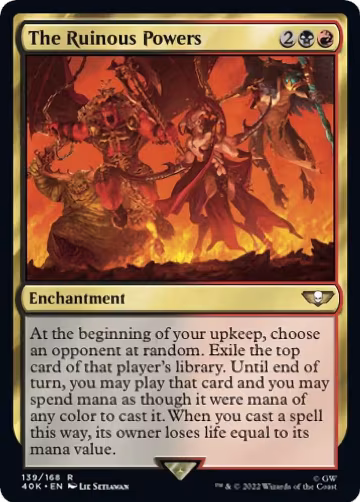 The Ruinous Powers (Surge Foil) (139), Universes Beyond: Warhammer 40,000 — Magic card price
