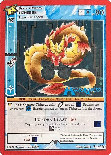 Tizheruk (34/66), Hiroquest Promos — MetaZoo card price