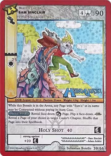 Sam Sinclair (39/66), Hiroquest Promos — MetaZoo card price