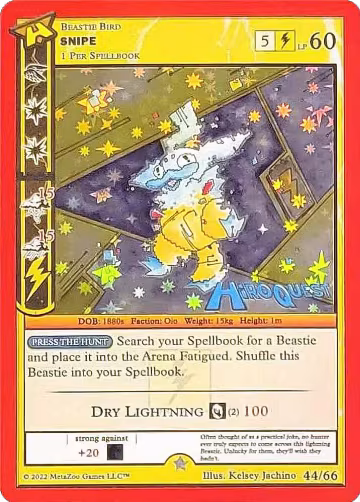 Snipe (44/66), Hiroquest Promos — MetaZoo card price