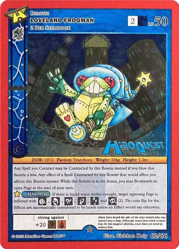Loveland Frogman (62/66), Hiroquest Promos — MetaZoo card price