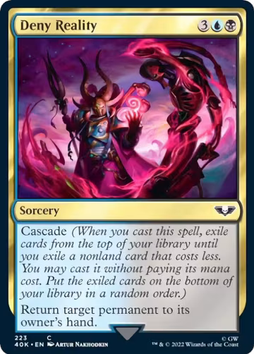 Deny Reality (223), Universes Beyond: Warhammer 40,000 — Magic card price