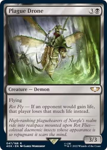 Plague Drone (47), Universes Beyond: Warhammer 40,000 — Magic card price