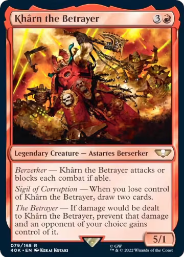 Kharn the Betrayer (79), Universes Beyond: Warhammer 40,000 — Magic card price