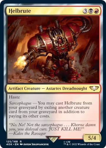 Helbrute (125), Universes Beyond: Warhammer 40,000 — Magic card price