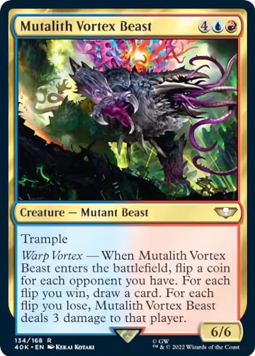 Mutalith Vortex Beast (134), Universes Beyond: Warhammer 40,000 — Magic card price