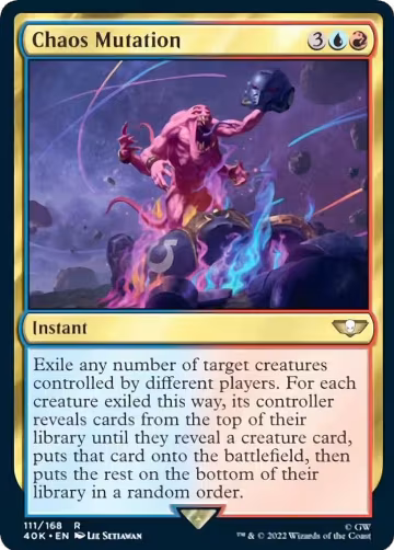 Chaos Mutation (Surge Foil) (111), Universes Beyond: Warhammer 40,000 — Magic card price