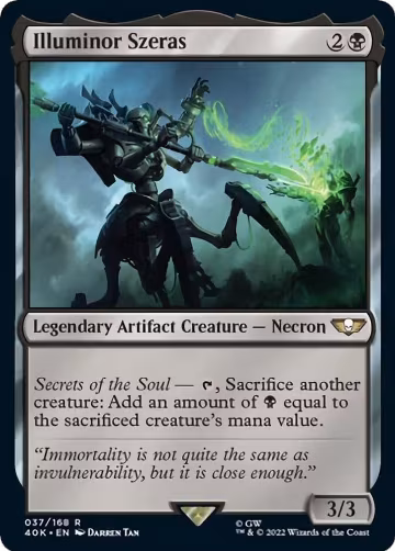 Illuminor Szeras (37), Universes Beyond: Warhammer 40,000 — Magic card price
