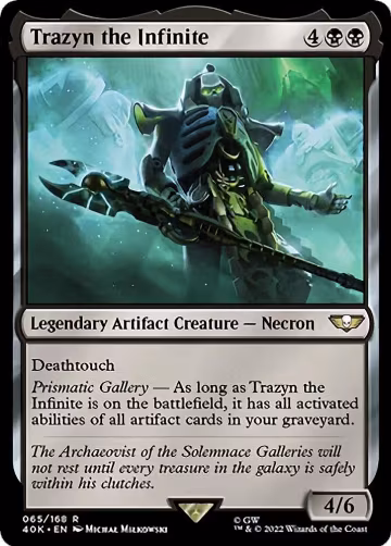 Trazyn the Infinite (Surge Foil) (65), Universes Beyond: Warhammer 40,000 — Magic card price