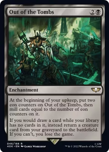 Out of the Tombs (Surge Foil) (46), Universes Beyond: Warhammer 40,000 — Magic card price