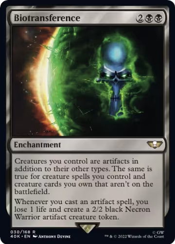 Biotransference (Surge Foil) (30), Universes Beyond: Warhammer 40,000 — Magic card price
