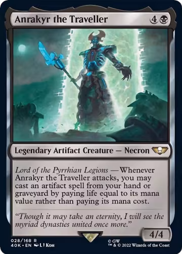 Anrakyr the Traveller (Surge Foil) (28), Universes Beyond: Warhammer 40,000 — Magic card price