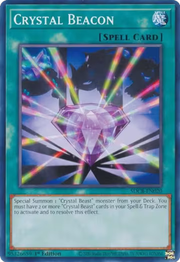 Crystal Beacon (SDCB-EN020), Structure Deck: Legend of the Crystal Beasts — Yu-Gi-Oh! card price
