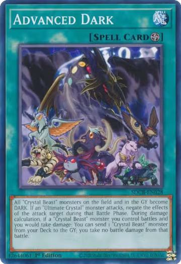 Advanced Dark (SDCB-EN028), Structure Deck: Legend of the Crystal Beasts — Yu-Gi-Oh! card price