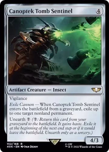 Canoptek Tomb Sentinel (152), Universes Beyond: Warhammer 40,000 — Magic card price