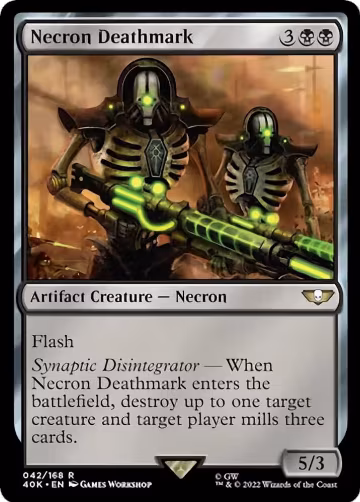 Necron Deathmark (42), Universes Beyond: Warhammer 40,000 — Magic card price