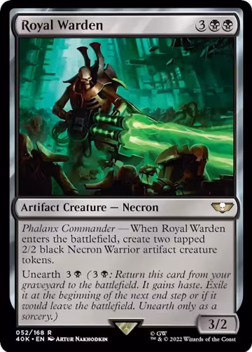 Royal Warden (52), Universes Beyond: Warhammer 40,000 — Magic card price
