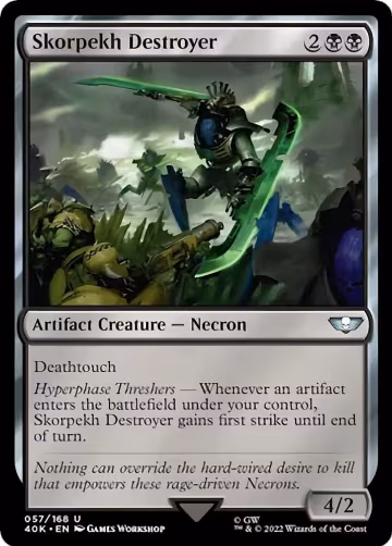 Skorpekh Destroyer (57), Universes Beyond: Warhammer 40,000 — Magic card price