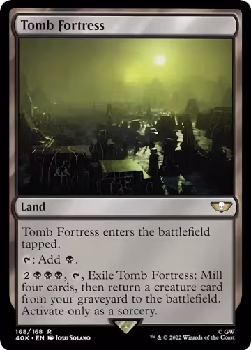 Tomb Fortress (168), Universes Beyond: Warhammer 40,000 — Magic card price