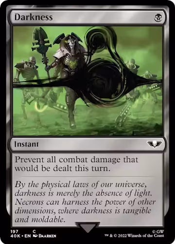 Darkness (Surge Foil) (197), Universes Beyond: Warhammer 40,000 — Magic card price
