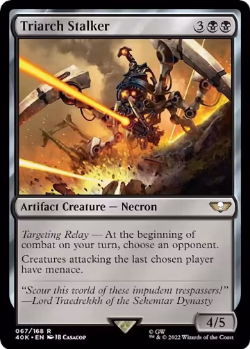 Triarch Stalker (Surge Foil) (67), Universes Beyond: Warhammer 40,000 — Magic card price